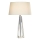 Där Lighting CYP4208 - Lampada da tavolo CYPRUS 1xE27/60W/230V crema/trasparente