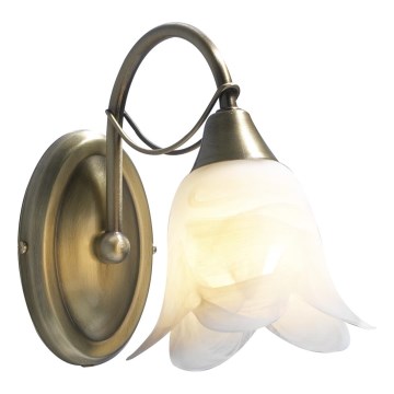 Där Lighting DOU0775 - Lampada da parete DOUBLET 1xE14/40W/230V, ottone