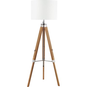 Där Lighting EAS4943 - Lampada da terra EASEL 1xE27/60W/230V marrone