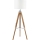 Där Lighting EAS4943 - Lampada da terra EASEL 1xE27/60W/230V marrone