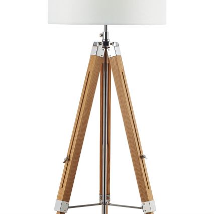 Där Lighting EAS4943 - Lampada da terra EASEL 1xE27/60W/230V marrone