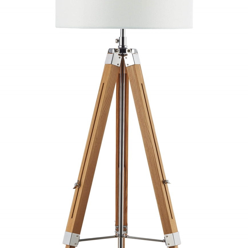 Där Lighting EAS4943 - Lampada da terra EASEL 1xE27/60W/230V marrone
