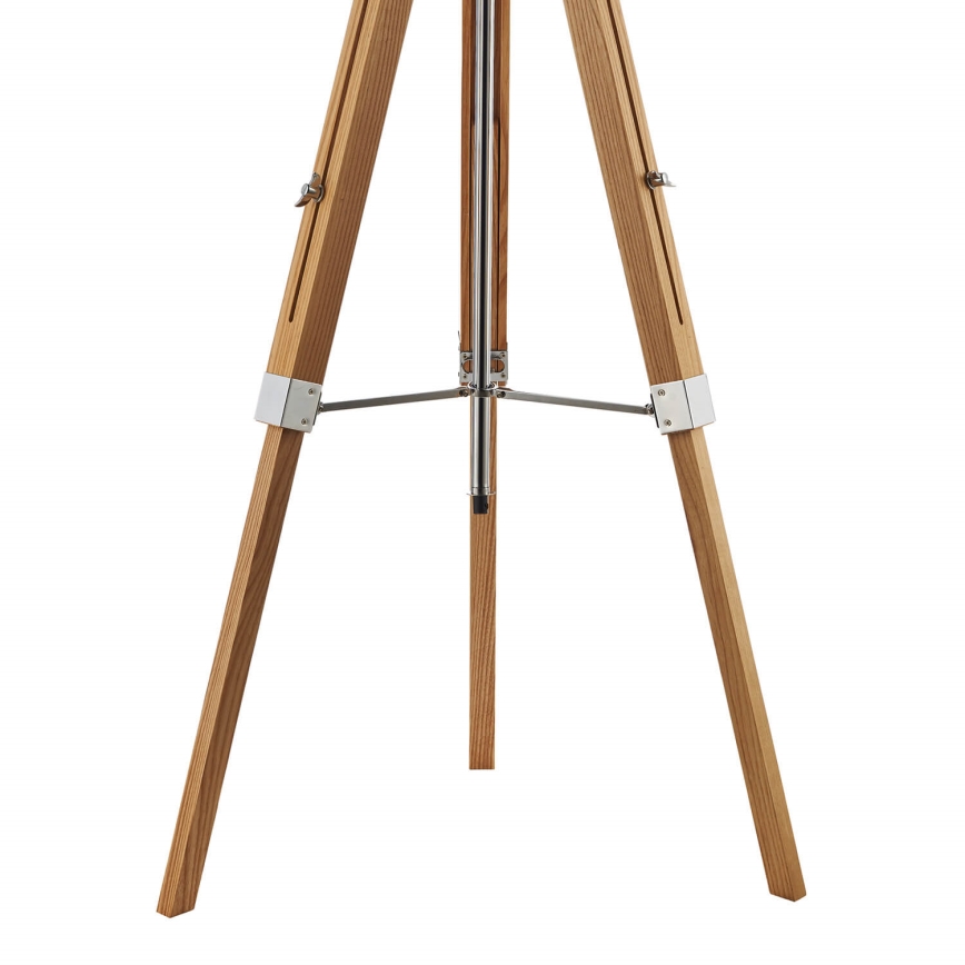 Där Lighting EAS4943 - Lampada da terra EASEL 1xE27/60W/230V marrone