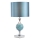 Där Lighting ELS4223 - Lampada da tavolo ELSA 1xE27/40W/230V blu/cromo lucido