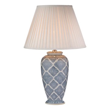 Där Lighting ELY4223 - Lampada da tavolo ELY 1xE27/60W/230V blu