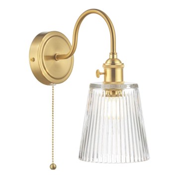 Där Lighting HAD0740-05 - Lampada da parete HADANO 1xE14/40W/230V dorata