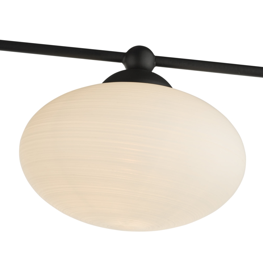 Där Lighting JAS5422 - Lampadario da soffitto a montaggio superficiale JASPER 5xG9/25W/230V nero