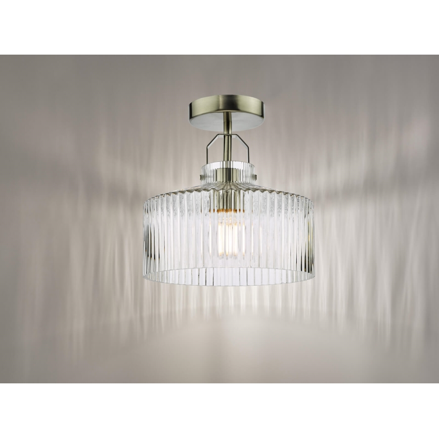 Där Lighting LEN4846 - Plafoniera LENKA 1xE27/60W/230V, cromo opaco