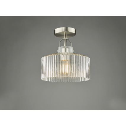 Där Lighting LEN4846 - Plafoniera LENKA 1xE27/60W/230V, cromo opaco