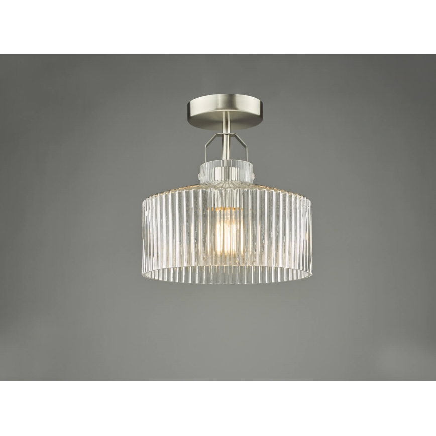 Där Lighting LEN4846 - Plafoniera LENKA 1xE27/60W/230V, cromo opaco