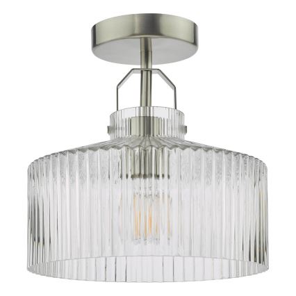 Där Lighting LEN4846 - Plafoniera LENKA 1xE27/60W/230V, cromo opaco
