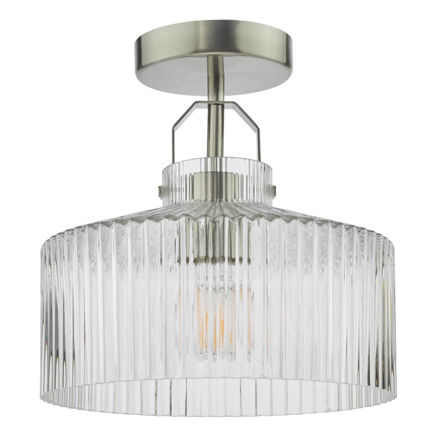 Där Lighting LEN4846 - Plafoniera LENKA 1xE27/60W/230V, cromo opaco