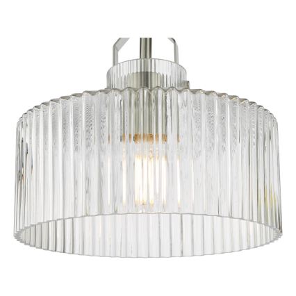 Där Lighting LEN4846 - Plafoniera LENKA 1xE27/60W/230V, cromo opaco