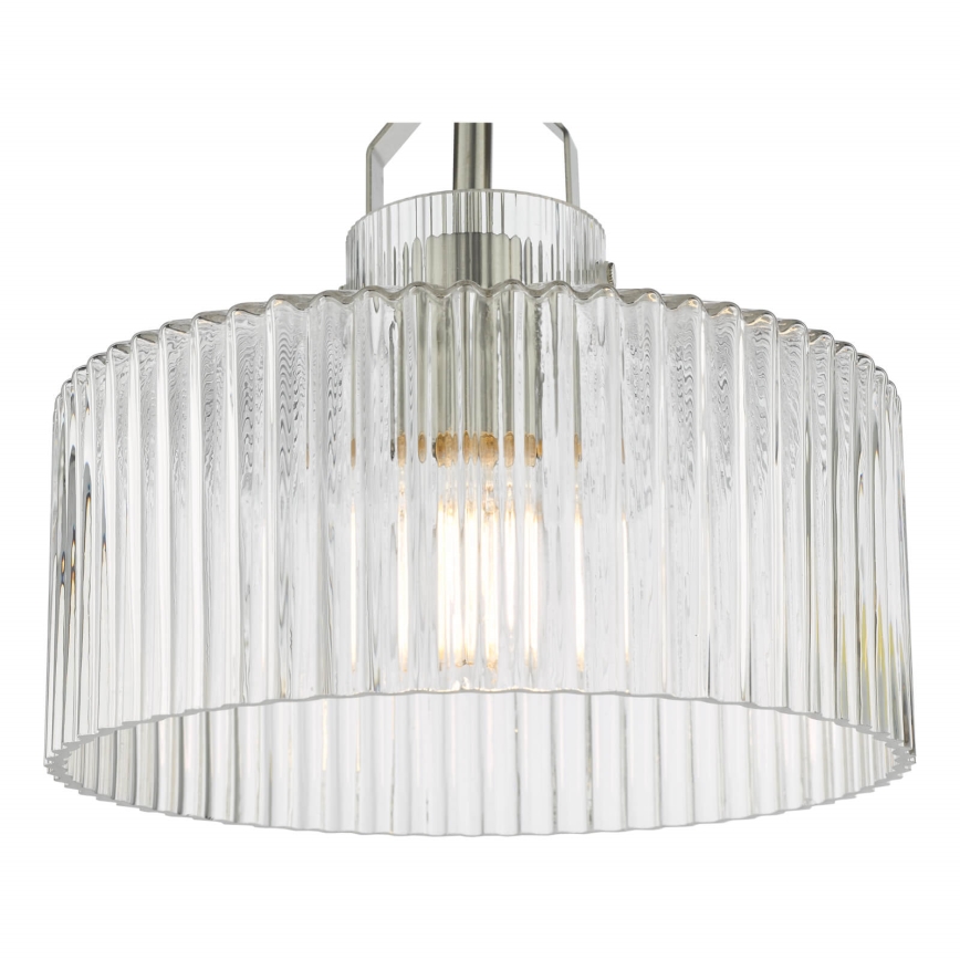Där Lighting LEN4846 - Plafoniera LENKA 1xE27/60W/230V, cromo opaco