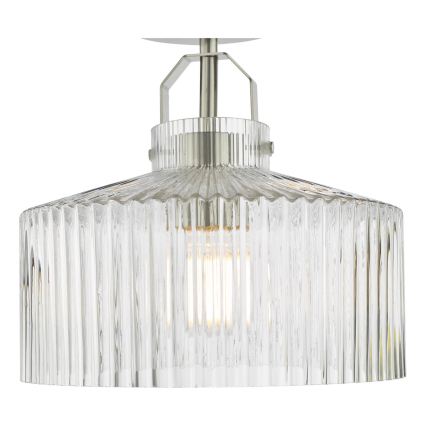 Där Lighting LEN4846 - Plafoniera LENKA 1xE27/60W/230V, cromo opaco