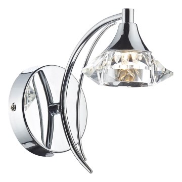 Där Lighting LUT0750 - Lampada da parete LUTHER 1xG9/40W/230V cromo lucido