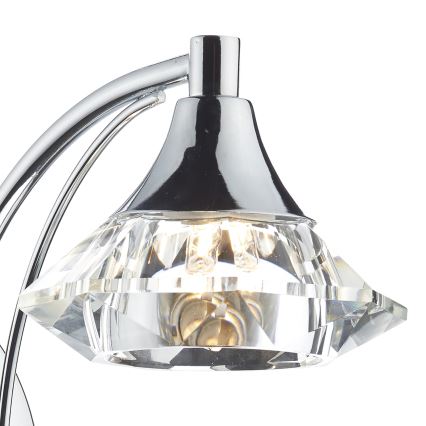Där Lighting LUT0750 - Lampada da parete LUTHER 1xG9/40W/230V cromo lucido