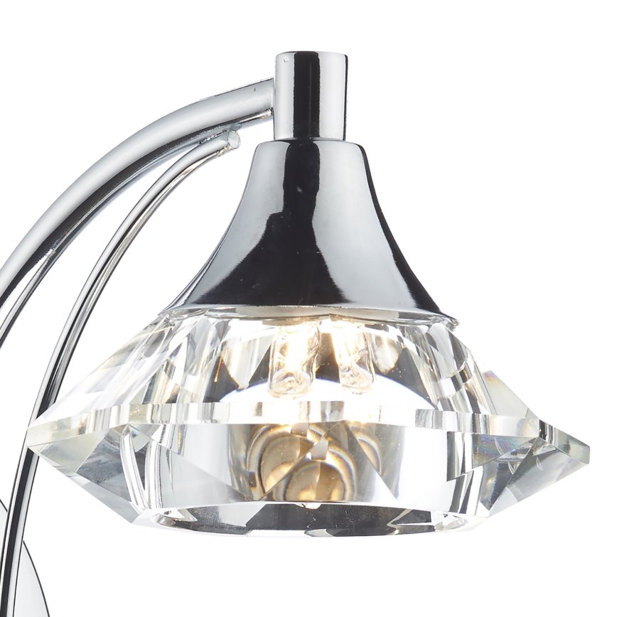 Där Lighting LUT0750 - Lampada da parete LUTHER 1xG9/40W/230V cromo lucido
