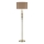 Där Lighting MAD4975 - Lampada da terra MADRID 1xE27/60W/230V marrone/ottone