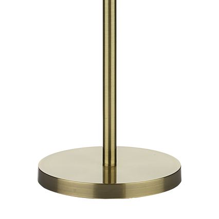 Där Lighting MAD4975 - Lampada da terra MADRID 1xE27/60W/230V marrone/ottone