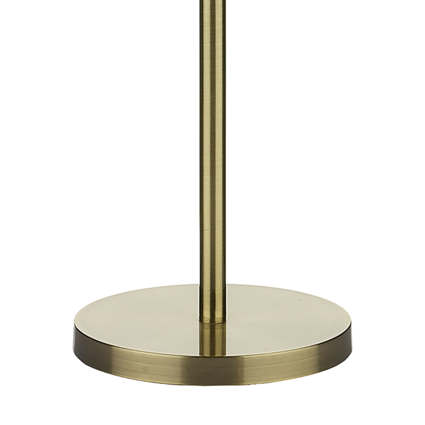 Där Lighting MAD4975 - Lampada da terra MADRID 1xE27/60W/230V marrone/ottone