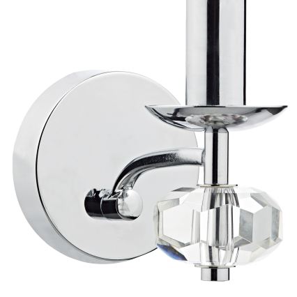 Där Lighting OLE0750 - Lampada da parete OLEANA 1xE14/40W/230V cromo lucido