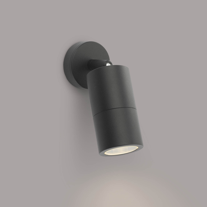 Där Lighting ORT0722 - Faretto da parete LED per esterni ORTEGA 1xGU10/5W/230V IP65 nero