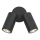 Där Lighting ORT0922 - faretto da parete a LED per esterni ORTEGA 2xGU10/5W/230V IP65 nero