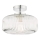 Där Lighting RIV5208 - Plafoniera da bagno RIVA a montaggio superficiale 1xE27/60W/230V IP44 cromato lucido
