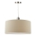 Där Lighting RON6529 - Lampada a sospensione con cavo RONDA 1xE27/60W/230V nero/beige