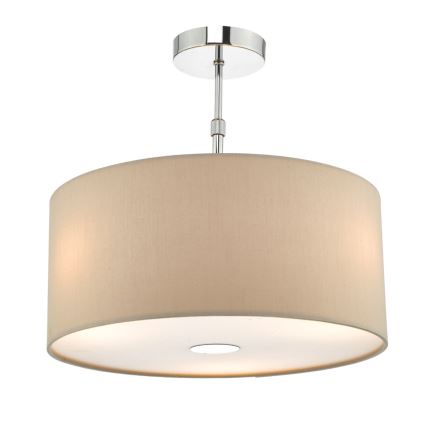 Där Lighting RON6529 - Lampada a sospensione con cavo RONDA 1xE27/60W/230V nero/beige