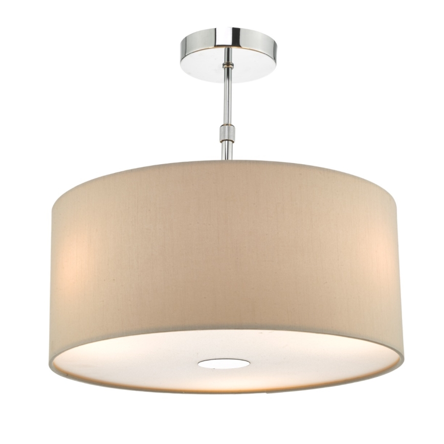 Där Lighting RON6529 - Lampada a sospensione con cavo RONDA 1xE27/60W/230V nero/beige