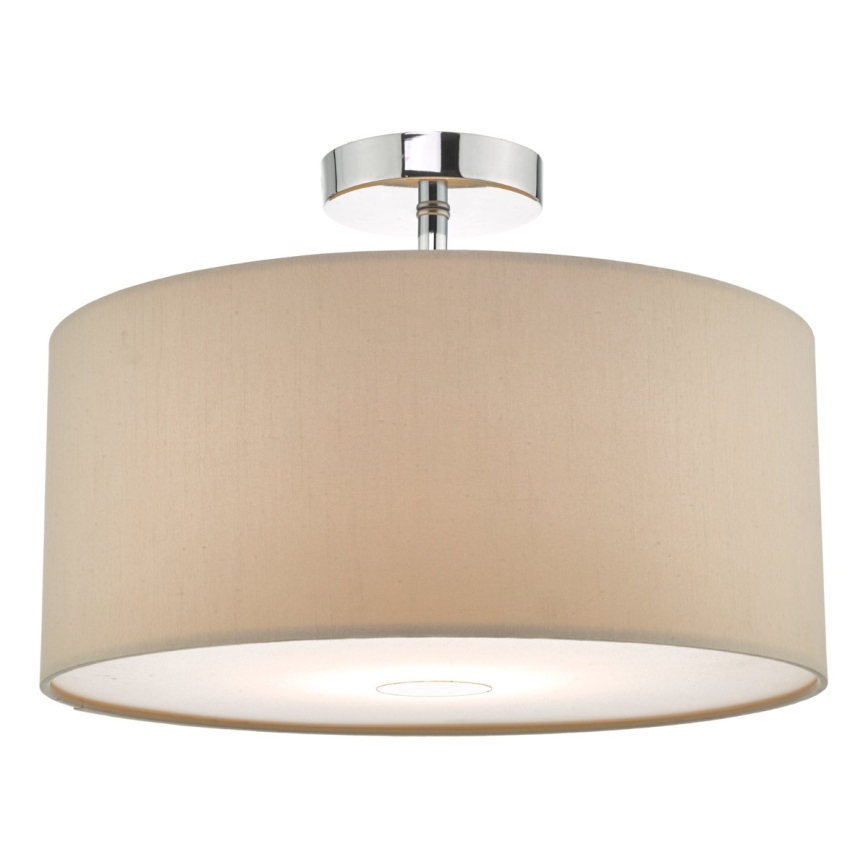 Där Lighting RON6529 - Lampada a sospensione con cavo RONDA 1xE27/60W/230V nero/beige