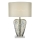 Där Lighting SYR4235 - Lampada da tavolo SYRACUSE 1xE27/60W/230V cromo lucido/crema