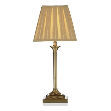 Där Lighting TAY4075-X - Lampada da tavolo TAYLOR 1xE14/40W/230V beige/ottone