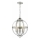 Där Lighting VAN0338 - Lampadario a catena VANESSA 3xE14/40W/230V cromo lucido