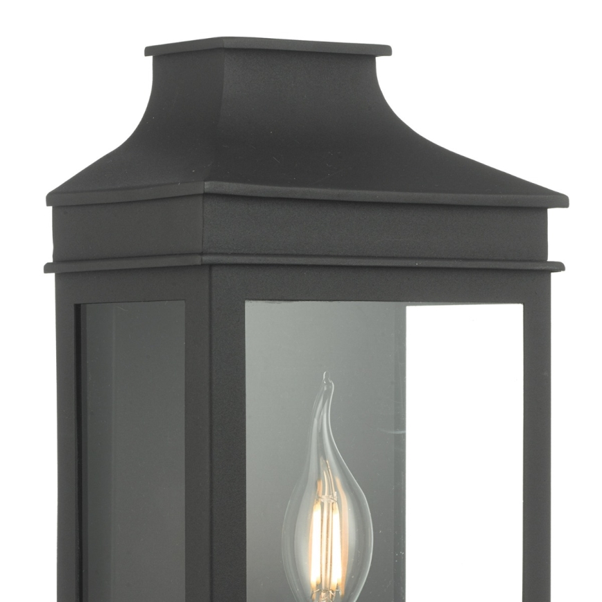 Där Lighting VAP5222 - Lampada da parete per esterni VAPOUR 1xE14/60W/230V IP44 nero