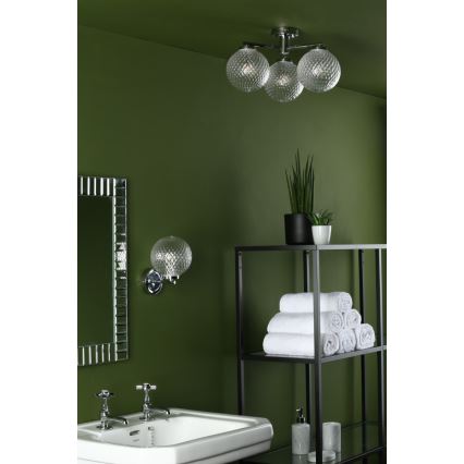 Där Lighting WAY0750 - Applique da bagno WAYNE 1xG9/3W/230V IP44 cromo