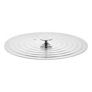 De Buyer 3460.04 - Coperchio universale per padelle basse 30-32 cm in acciaio inox