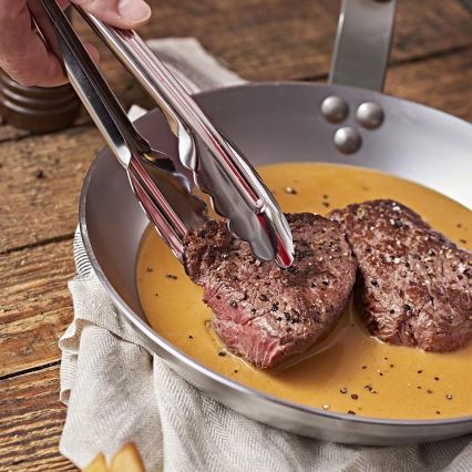 De Buyer 4788.24N - Pinze per servire 24 cm in acciaio inox