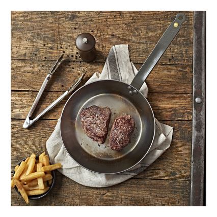 De Buyer 5610.26 - Padella MINERAL B 26 cm in acciaio