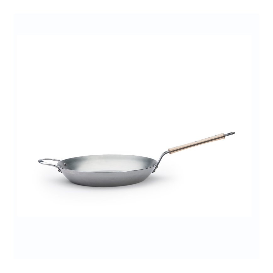 De Buyer 5710.32 - Padella MINERAL B BOIS 32 cm in acciaio