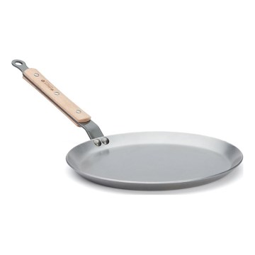 De Buyer 5715.24 - Padella per crêpes MINERAL B BOIS 24 cm