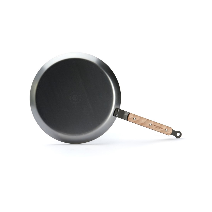 De Buyer 5715.26 - Padella per crêpes MINERAL B BOIS 26 cm