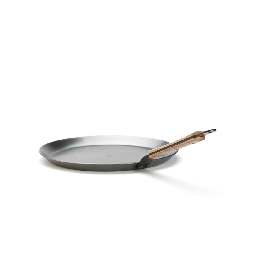 De Buyer 5715.26 - Padella per crêpes MINERAL B BOIS 26 cm