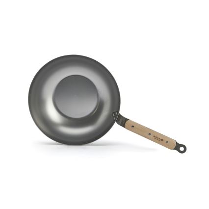 De Buyer 5717.28 - Padella Wok MINERAL B BOIS 28 cm