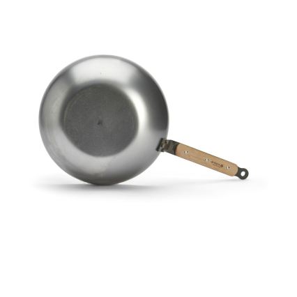 De Buyer 5717.28 - Padella Wok MINERAL B BOIS 28 cm