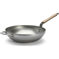 De Buyer 5717.32 - Padella Wok MINERAL B BOIS 32 cm