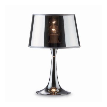 deal Lux - Lampada da tavolo LONDON 1xE27/60W/230V cromo lucido