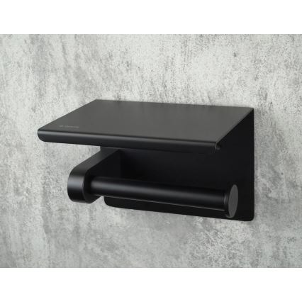 Deante ADR_N221 - Porta rotolo per carta igienica ROUND, nero